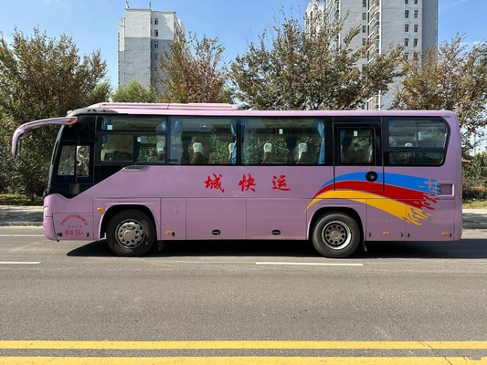 ZK6908 사용된 투어 유통 버스 후미 엔진 38 인승 판 스프링 중단