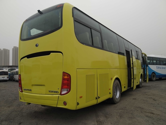 사용된 상업적 버스 중간 도어 49 자리 웨이차이 엔진 중고로 어린 협회 대형 버스 ZK6110 LHD