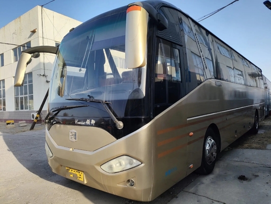 사용된 관광 버스 유차이 엔진 양여닫이 53 자리 12 미터 초침 즈홍통 버스 LCK6125