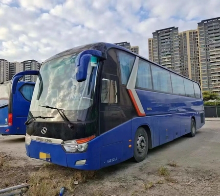 53 자리가 지지한 창문을 밀봉한 중고 버스와 코치 중간 도어 12 미터는 킹롱 버스 XMQ6129를 제공합니다