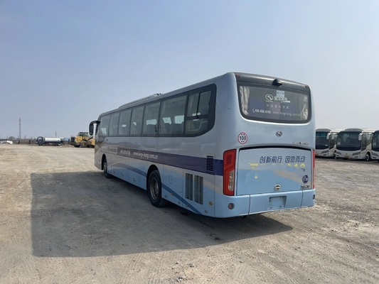 2번째 손 버스 2016년 사용된 킹롱 버스 XMQ6120 경청색 48 자리 유차이 엔진 12 미터