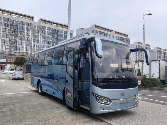 사용된 셔틀 버스 26 자리 밀봉창 8.5 미터 220 에이치피 엔진교범 기어 킹롱 버스 XMQ6859