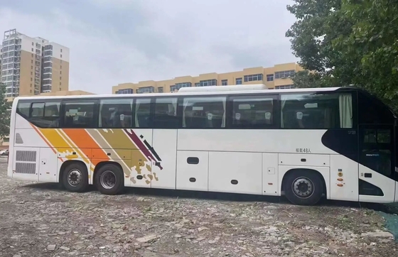 에어컨 사용된 투어 버스 ZK6137과 간접이 버스 두배 Deff 큰 수하물 칸 48 자리 웨이차이 엔진