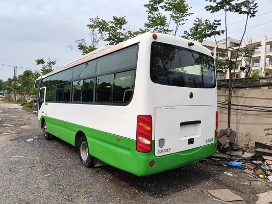 사용된 관광 버스 2016년 4 실린더 유차이 엔진 130 에이치피 29 자리 단일의 도어 LHD / RHD 2번째 손 동풍 EQ6731