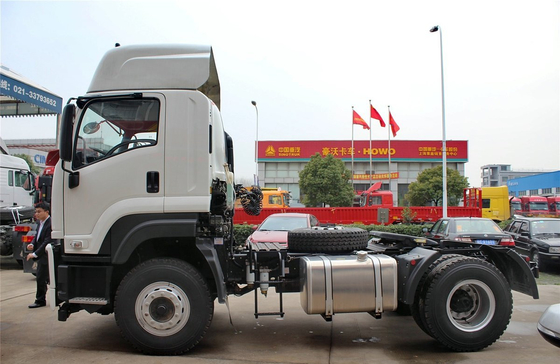 4x2 트랙터 트럭 단장 ISUZU 모버 디젤 엔진 350hp 유로 4 배기가스 싱그와 반 캐비