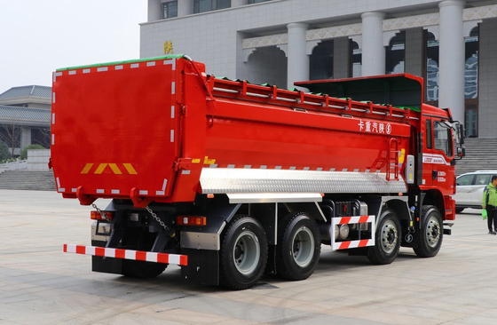 50톤 덤프 트럭 판매 8×4 샤크만 L3000 빠른 10단 수동 변속기 300마력