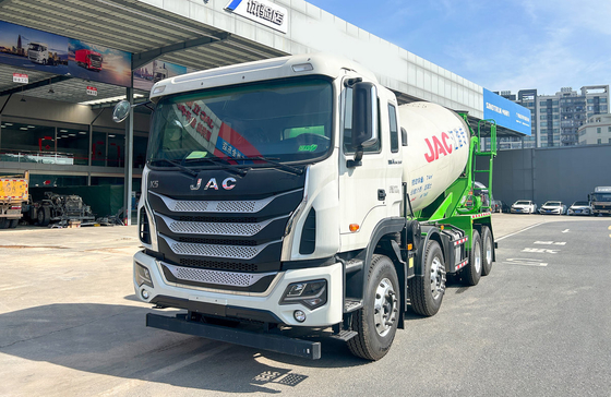 콘크리트 트럭 모바일 7-8m3 탱커 시멘트 믹서 트럭 중국 브랜드 JAC 유차 350hp