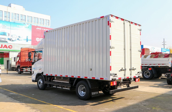 박스 트럭 지일리 순수 전기 트럭 새로운 에너지 연료 4 * 2 밴 박스 4 미터 A / C