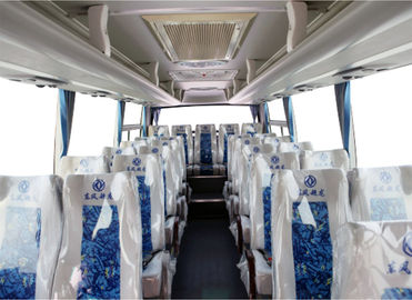 2013 년 Dongfeng에 의하여 사용되는 차 버스 24-35 좌석 백색 Yuchai 엔진 중앙 작풍