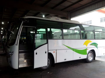 2013 년 Dongfeng에 의하여 사용되는 차 버스 24-35 좌석 백색 Yuchai 엔진 중앙 작풍