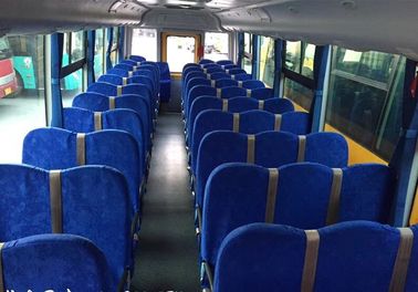 DONGFENG 오래된 노란 학교 버스, 56의 좌석을 가진 큰 이용된 차 버스 LHD 모형