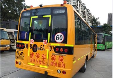 DONGFENG 오래된 노란 학교 버스, 56의 좌석을 가진 큰 이용된 차 버스 LHD 모형