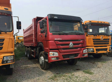 30 톤 탑재량 수용량 사용된 덤프 트럭, HOWO 상표에 의하여 사용되는 팁 주는 사람 트럭