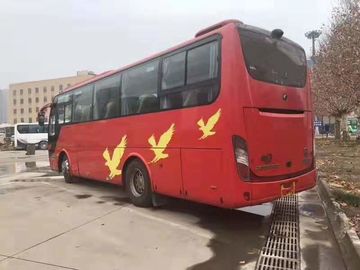 새로운 도착 Yutong 상표 빨강에 의하여 사용되는 여객 버스 2013 년 수동 변속 장치