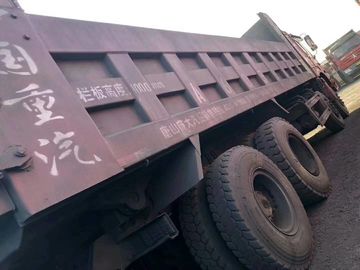 Howo 8x4는 30-40 톤 덤프 트럭 12 바퀴를 니스를 가진 사용해 아무 손상도 보