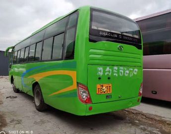 왼쪽 드라이브 녹색 초침 관광 버스 35 좌석 디젤 엔진 유로 IV 8045mm 길이