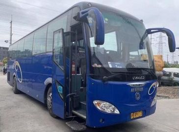 Sunlong 상표 파란 색깔에 의하여 사용되는 차 버스 51 좌석 양호한 상태 3600mm 버스 Hight