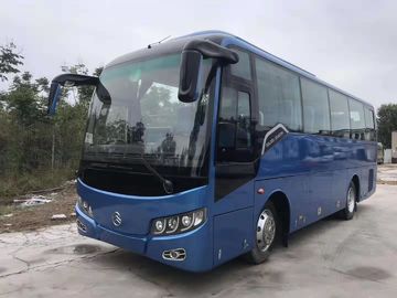 33의 좌석 2014 년에 의하여 사용되는 여행 버스에 의하여 사용되는 대형 객차 파란 색깔 3300mm 버스 고도