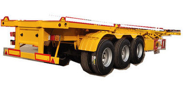 12R22.5 삼각형 타이어를 가진 강철 반 평상형 트레일러 트레일러 수송 40 피트 콘테이너