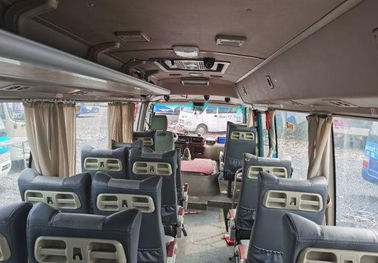 호화스러운 코스터 버스 22 좌석 2640mm 고도 4085mm 바퀴 기초를 가진 사용된 상업적인 버스