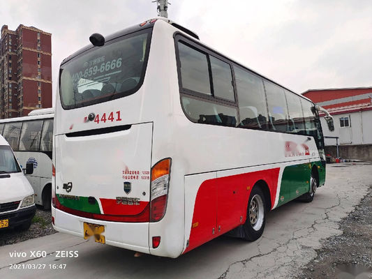 사용된 유통 버스 ZK6808 35 좌석 유차이 엔진 147 kw 일반인 버스 낮은 킬로미터