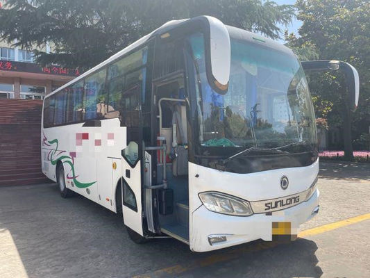 중고 Sunlong 버스 SLK6873 39 좌석 2016 후방 디젤 엔진 스틸 섀시 Yuchai 162kw 아프리카 용 중고 코치 버스