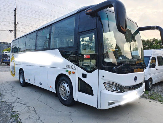 38석 새로운 투어 버스 Sunlong 브랜드 SLK6903 에어백 섀시 2020 Euro6 새로운 코치 버스 저킬로미터 Yuchai 후방 엔진