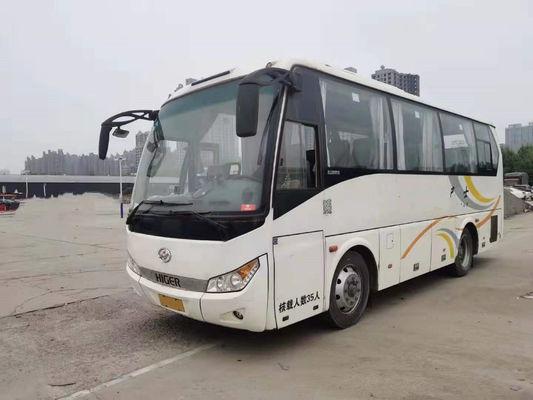 사용된 더 높은 버스 KLQ6808 35 자리 유차이 후미 엔진 140 kw 사용된 대형 버스 강철 샤시 낮은 킬로미터