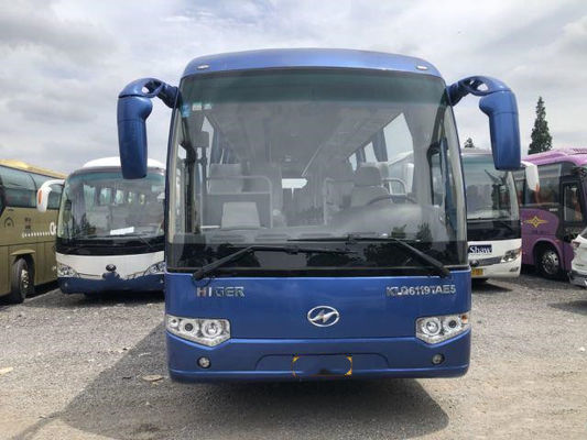 아프리카를 위한 사용된 더 높은 버스 KLQ6119T 51Seats 유차이 후미 엔진 171 kw 에어백 샤시 35000 킬로미터 사용된 투어 버스