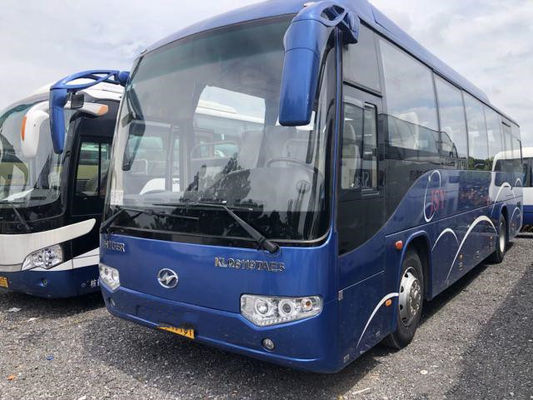 아프리카를 위한 사용된 더 높은 버스 KLQ6119T 51Seats 유차이 후미 엔진 171 kw 에어백 샤시 35000 킬로미터 사용된 투어 버스