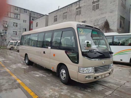 2020년 32 좌석은 Jiangling 코스터 버스, 사업을 위한 사업 좌석을 가진 사용된 소형 버스 코스터 버스를 사용했습니다