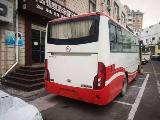 중고 골든 드래곤 버스 XML6757 중고 투어 버스 33석 2016 Yuchai 후방 엔진 127kw 유로 IV 고품질 코치 버스