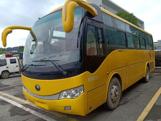 사용된 유통 39 좌석 디젤 엔진 버스는 아프리카를 위한 매뉴얼 버스 왼손 드라이브 사용된 일반인 버스를 사용했습니다