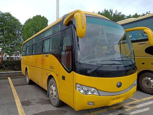 사용된 유통 39 좌석 디젤 엔진 버스는 아프리카를 위한 매뉴얼 버스 왼손 드라이브 사용된 일반인 버스를 사용했습니다
