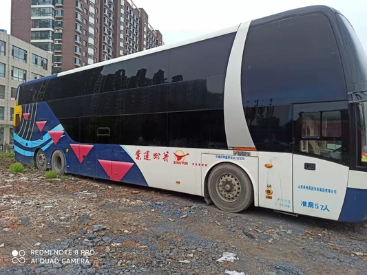 2017년 68 좌석은 좋은 상태에 있는 Yutong 버스 Zk6146에 의하여 이용된 코치 버스 14m 버스를 이용했습니다