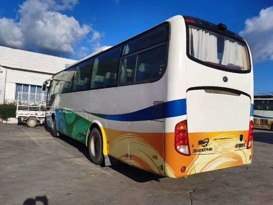 유통은 도시형 버스 LHD 디젤 엔진 공공 버스 먼 곳으로 사용된 대형 버스를 사용했습니다