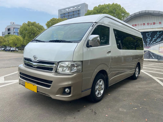 품질  Toyota Hiace 13-Seater Left-Hand Drive Electric Mid-Door Euro 4 Standard Champagne Gold Minibus 공장