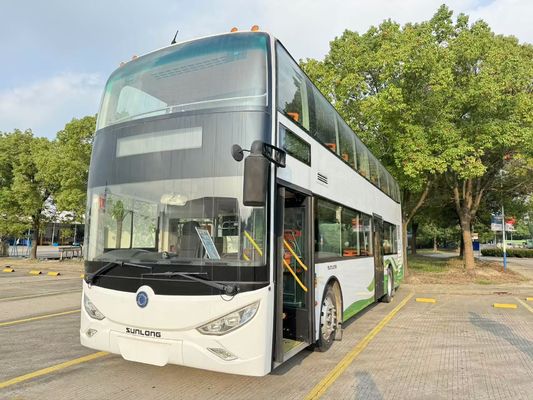 품질  Used Tour Bus Luxury 37 Seats Double Floor RHD Weichai Engine Diesel Coach Bus Sunlong SLK6126 공장