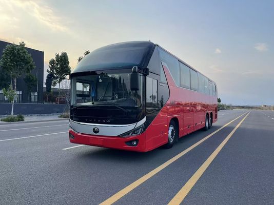 품질  Luxury Bus Coach Yutong 56 Seats Model ZK6137 Double Rear Axle 2021 Year Airbag Suspension 공장