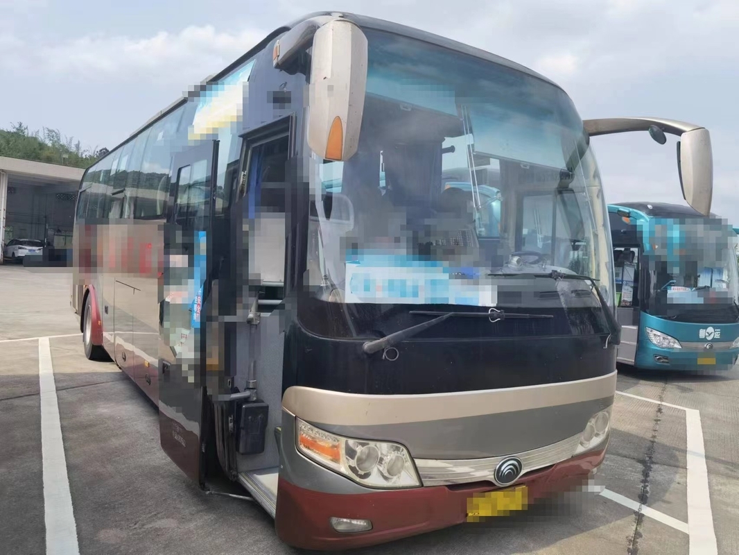 초침 코치는 작은 유통 버스 45 좌석 후미 엔진 RHD Zk6107 일반인 버스를 사용했습니다