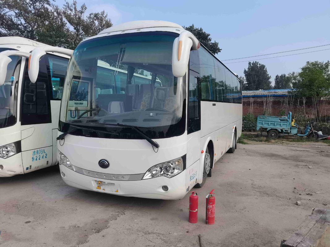 중국 유통 사용된 투어 버스 ZK6908 객차 39는 180 kw 유차이 엔진 플레이트 스프링 서스펜션을 위치시킵니다