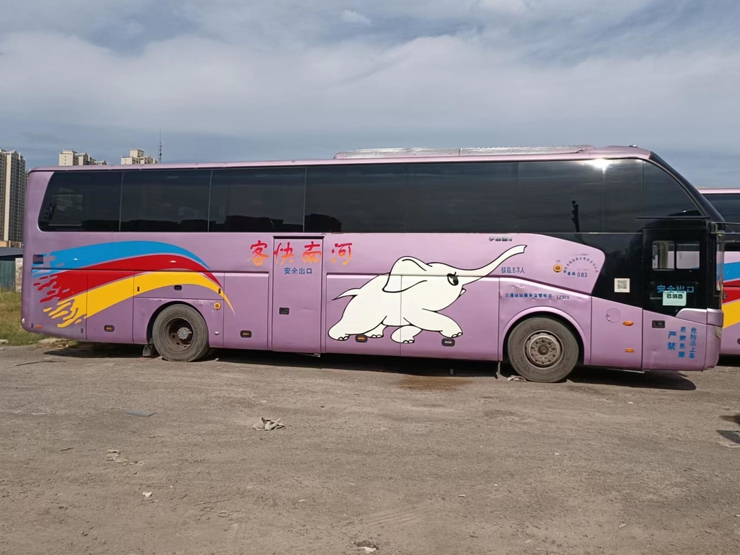 53 자리 RHD LHD는 대형 버스 후미 엔진 유통 Zk6122 웨이차이 WP.10 247 kw 양여닫이를 사용했습니다