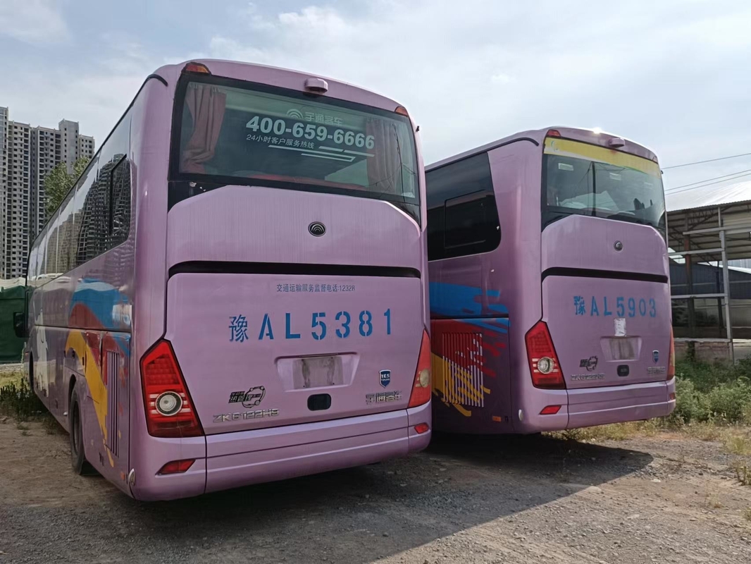 53 자리 RHD LHD는 대형 버스 후미 엔진 유통 Zk6122 웨이차이 WP.10 247 kw 양여닫이를 사용했습니다