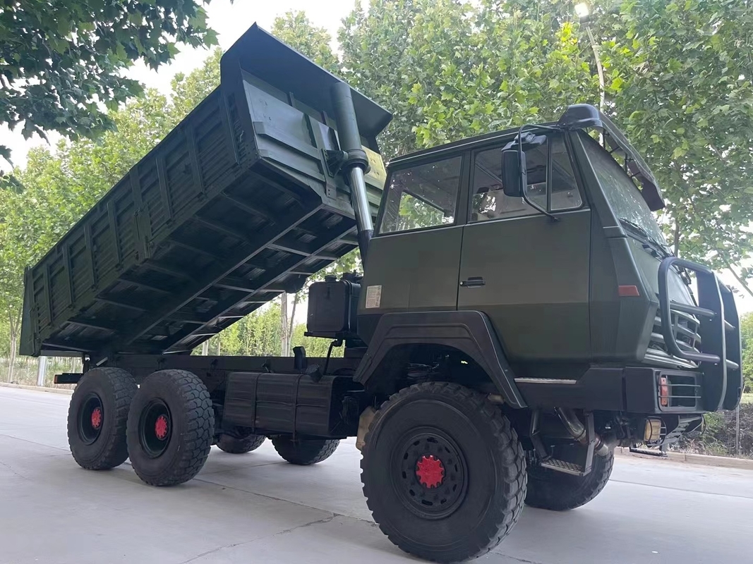 3대 디프렌셜 록 6X6 덤프트럭과 사용된 310 에이치피 강력한 디젤 연료 가득 찬 드라이브 내보자