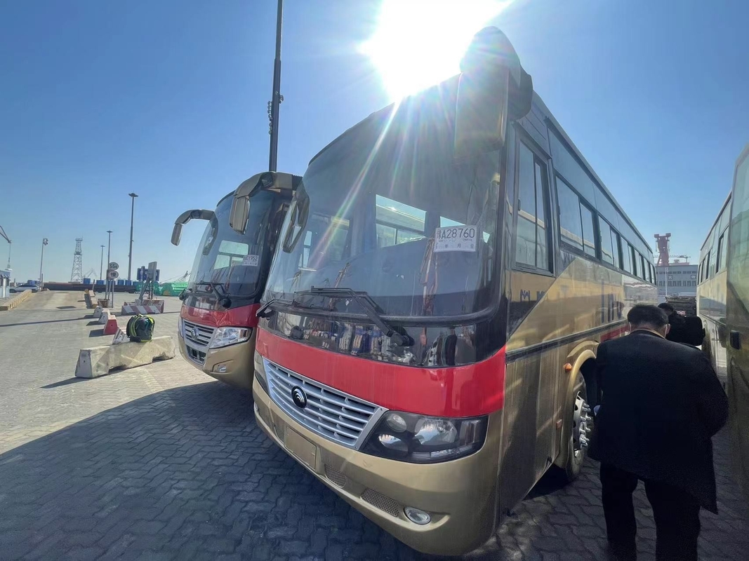 사용된 투어 버스 전방 엔진 유통 53-65seats 우회전 구동 유차이 엔진 ZK6116D