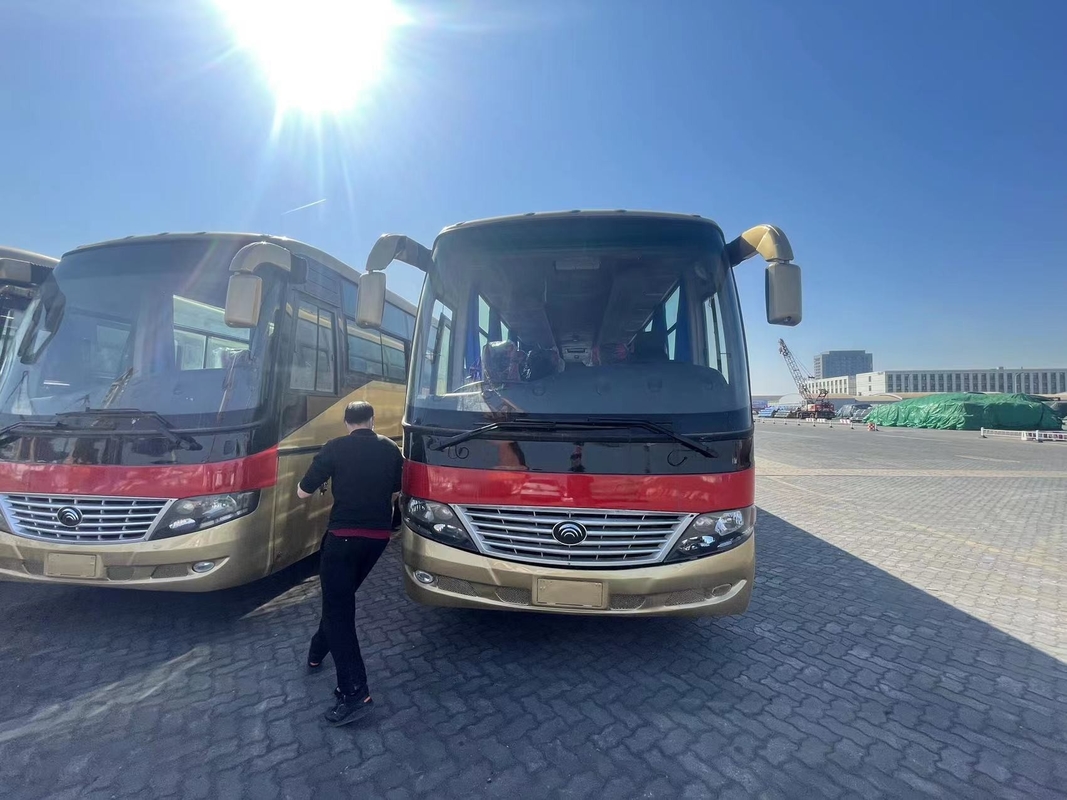 사용된 투어 버스 전방 엔진 유통 53-65seats 우회전 구동 유차이 엔진 ZK6116D