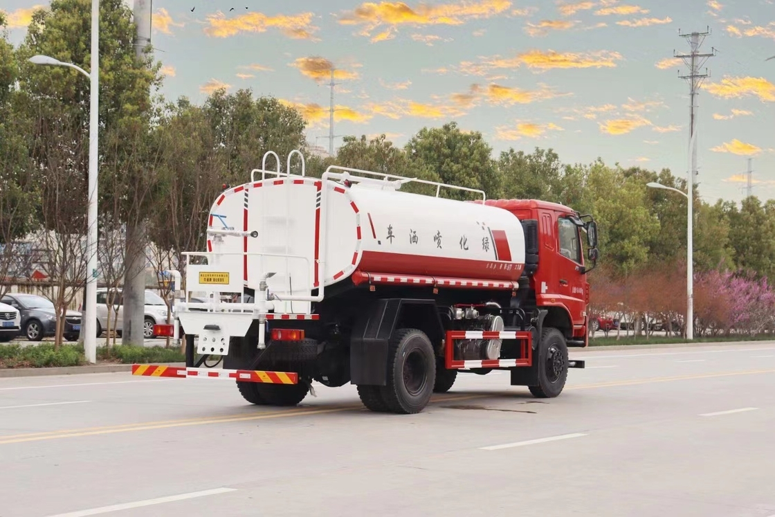 물뿌림차 트럭 4X4 주행 노면 유조선 SPV 전용차량 위생 12000 리터 탱크