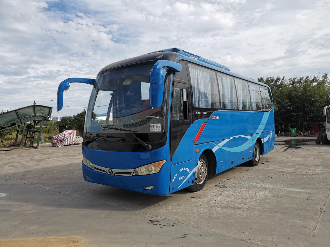 35 좌석 전기 YC4G 147 kw 에어백 중단 감독을 조종하는 XMQ6802 중고 버스 킹롱 왼쪽입니다