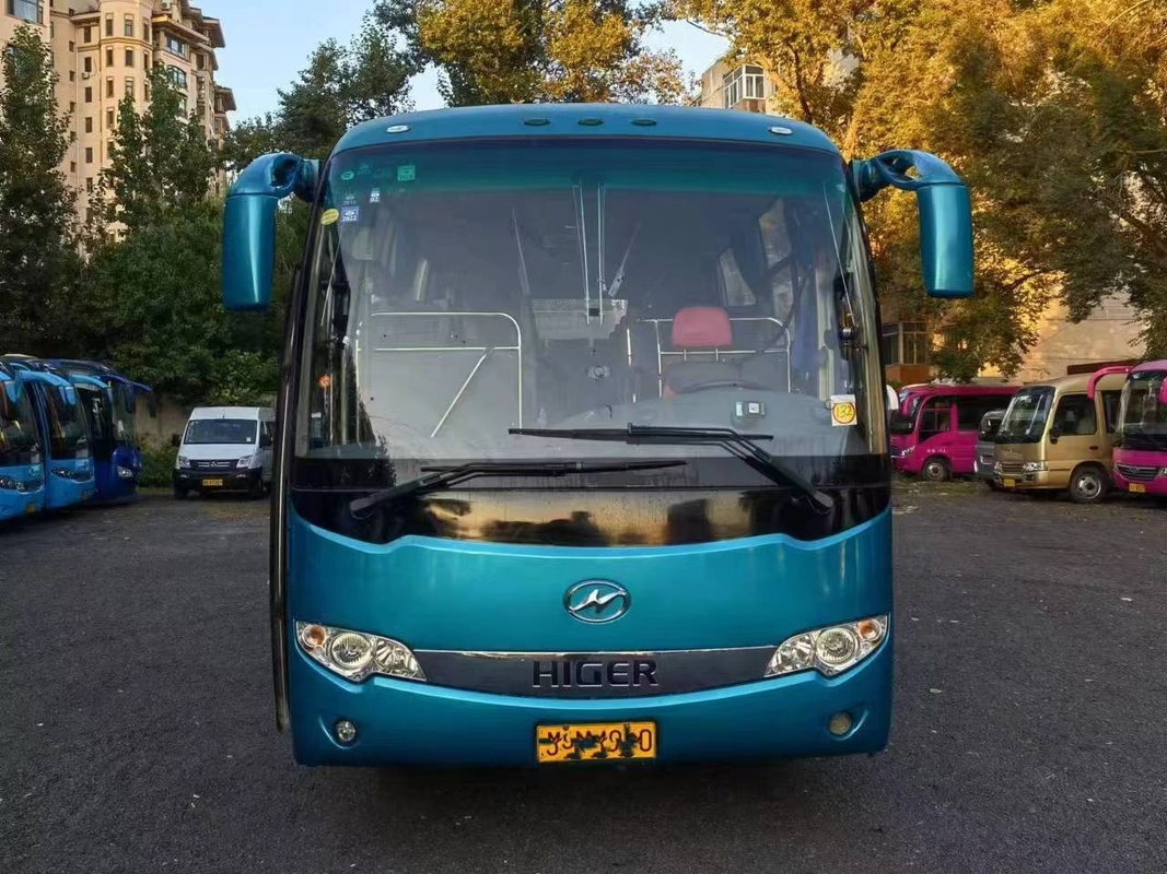 사치 더 높은 KLQ6796 사용된 코치는 34번 자리 LHD 후미 엔진 147 kw 판 스프링 중단을 버스로 나릅니다