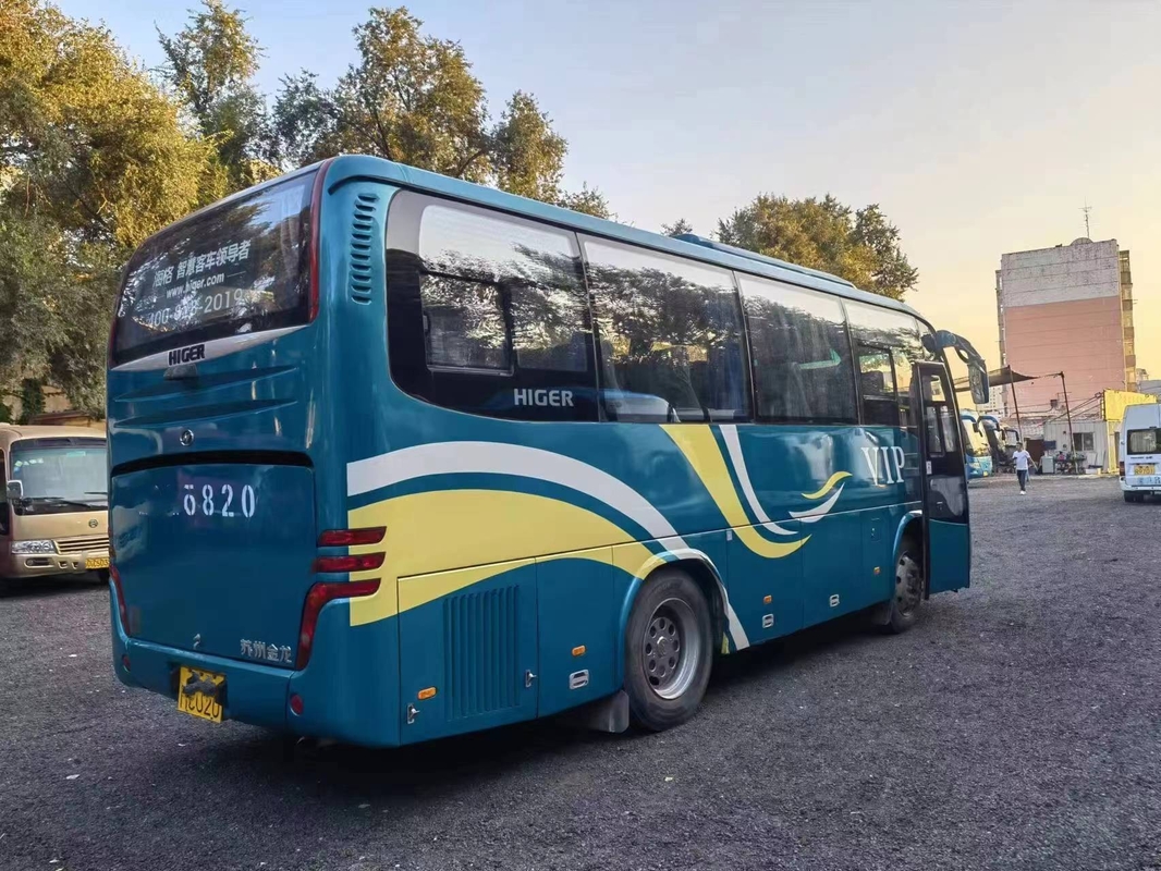 사치 더 높은 KLQ6796 사용된 코치는 34번 자리 LHD 후미 엔진 147 kw 판 스프링 중단을 버스로 나릅니다